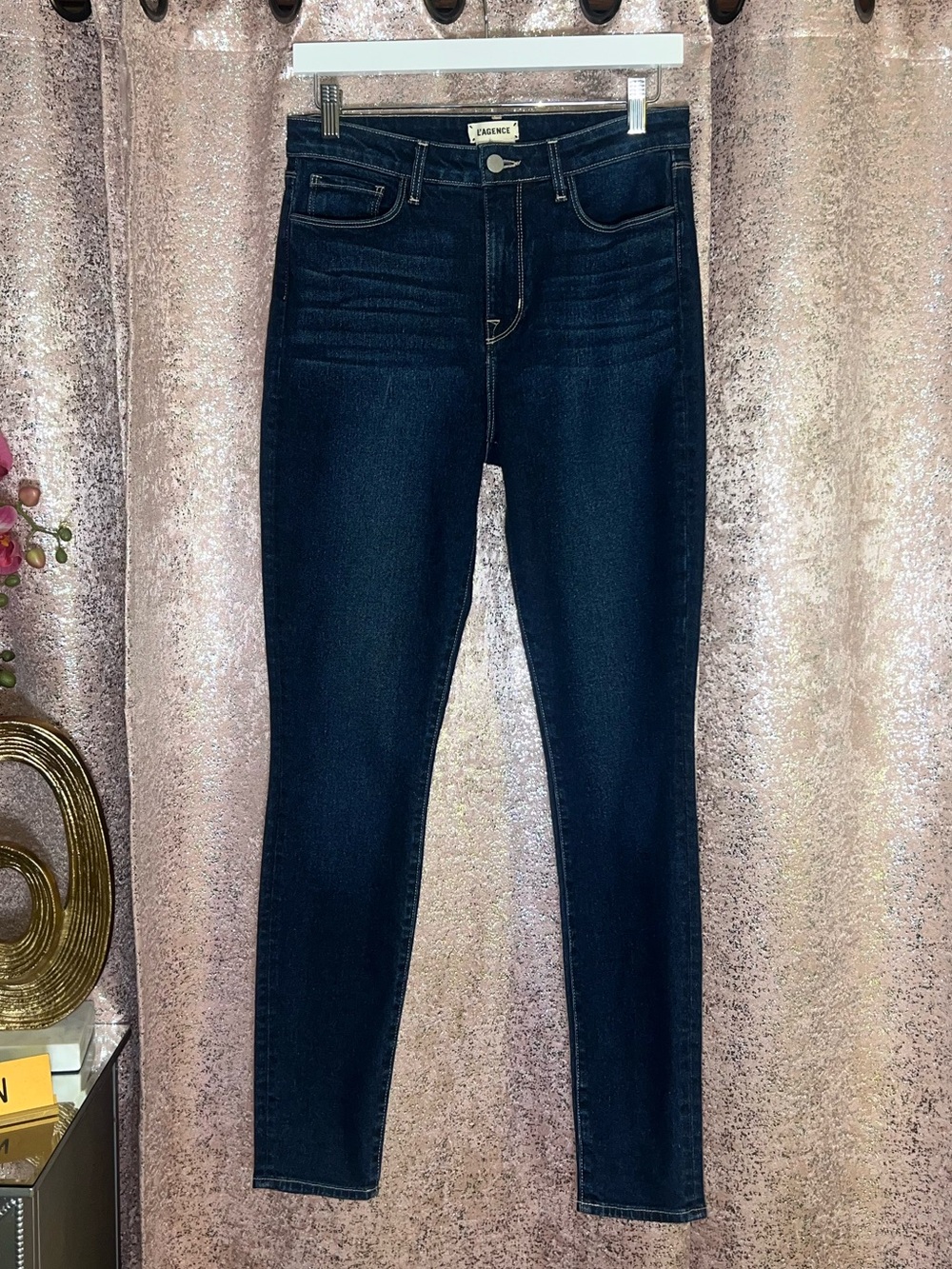 L’AGENCE Dark Wash Marguerite Highrise Skinny Jean